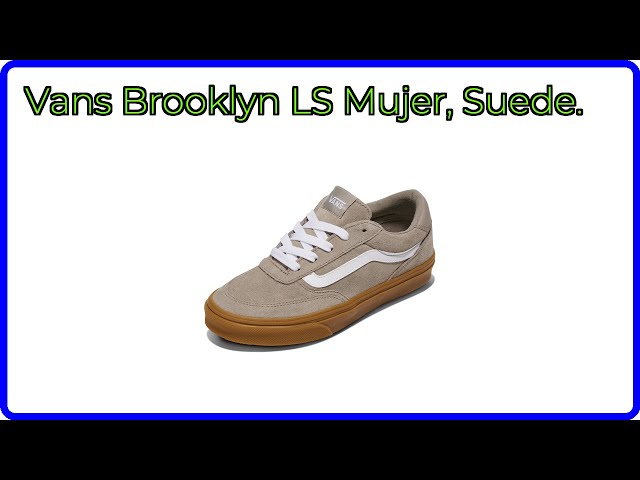 Vídeo relacionado con Vans Hombre Brooklyn LS Zapatilla Black and Black 44.5 EU
