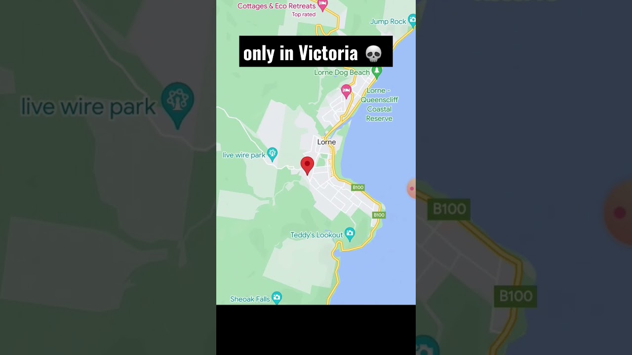 only in Victoria 💀 #trending #maps #victoria #australia #fypシ #shorts