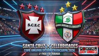 Santa Cruz EC x Celebridades/Granja Barreiro 6º Rodada - 19ª Copa AMAPAR