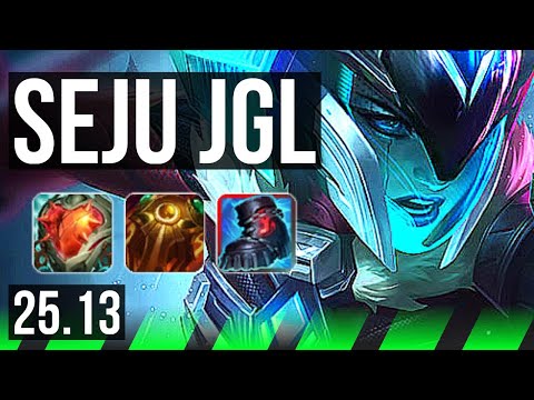 SEJUANI vs ZED (JGL) | EUW Master | 25.13