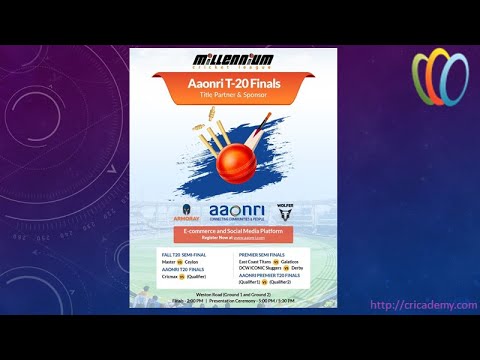 Millennium Cricket League - Aaonri Premier T-20 Championship @ Weston Road | Cricademy Live