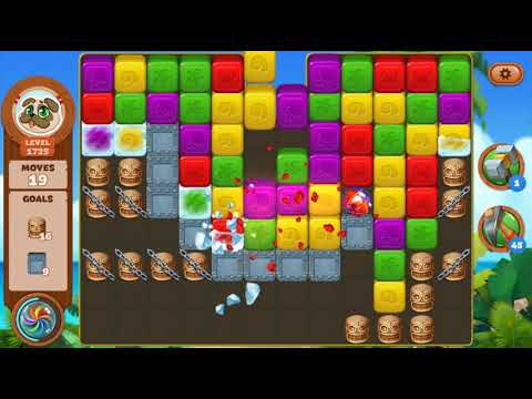 Lost Island Blast Adventure Level 1725 NO BOOSTERS - A S GAMING