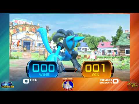 Eden (Lucario) vs Picano (Charizard) Pokken at Legendary Wolf Games - 1/09/18