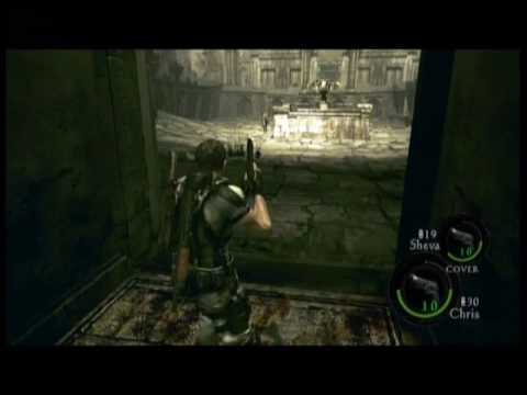 Resident Evil 5 Single Player Playthrough Part 26 - Avoiding Flaming Balls of Fire, 2nd QTE