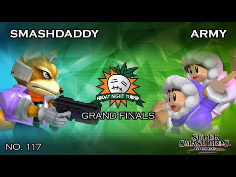 FNT #117 - Smashdaddy (Fox) VS ARMY (Ice Climbers) - SSBM - Grand Finals
