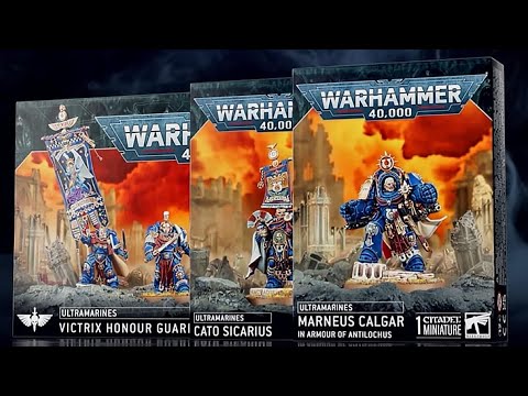 40k Ultramarines Cato Sicarius, & Marneus Calgar Unboxing & Build! #gamesworkshop