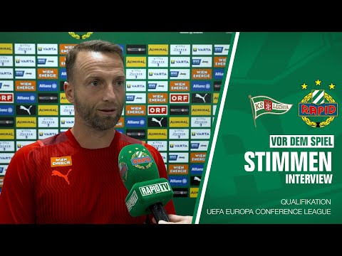 Ferdinand Feldhofer vor dem Rückspiel gegen Lechia Gdansk