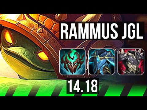 RAMMUS vs DR. MUNDO (JGL) | 1000+ games | BR Grandmaster | 14.18