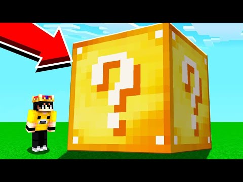 DEVASA ŞANS BLOKLARI!! | Minecraft PE Lucky Islands [SkyWars]
