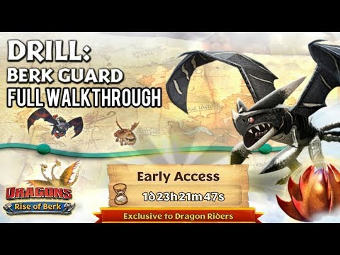 Drill: Berk Guard - New Gauntlet Event Full Walkthrough | Dragons: Rise of Berk
