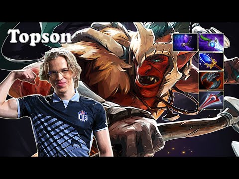 Topson - Troll Warlord Midlane | Dota 2 7.31b Gameplay