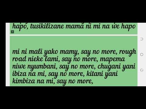 lady jaydee ft joh makini ni hapo lyrics video