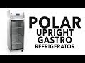 Video: Armario frigorífico Gastronorm 2/1 con puerta de cristal Polar CW197