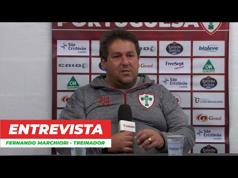 Entrevista pós jogo Fernando Marchiori INTER DE LIMEIRA 1 x 1 PORTUGUESA - 26/06/2021 || LUSA TV
