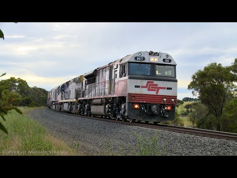 4PM9 SCT Freight Train (14/11/2020) - PoathTV Australian Trains & Railways