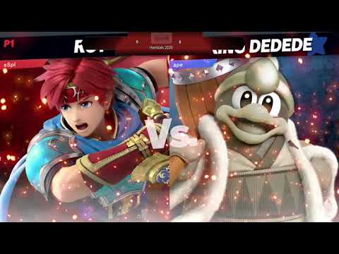 Hambats 2020 R4: eSpi (Roy) vs SpaceApe (King Dedede) – WR2 Smash Ultimate