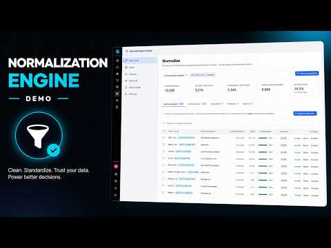 Normalization Engine demo