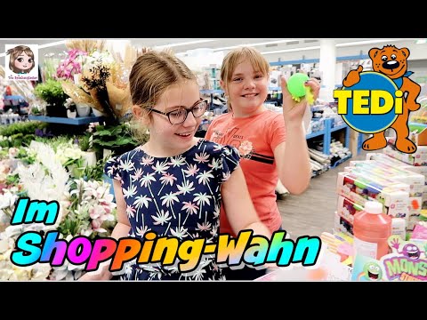 SHOPPING-CHALLENGE 🐻 Was kaufen 10-Jährige im TEDI? Hannah vs. BFF Mia