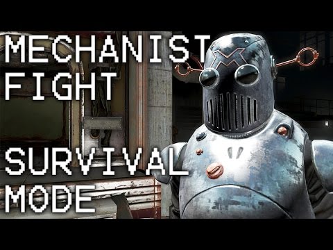 Fallout 4 Automatron - The Mechanist Boss Fight on Survival Mode