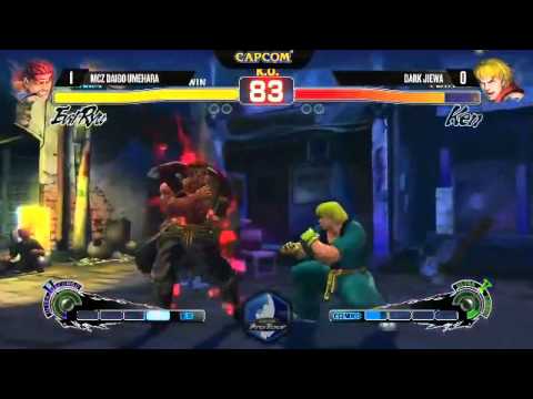 USF4[Daigo Umehara]CapcomProTourAsiaFinals Day2第1試合 ウメハラ vs Jiewa ウル4