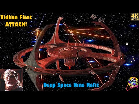 GIANT Vidiian Fleet VS RBG Deep Space Nine Quantums! - Star Trek Ship Battles - Bridge Commander