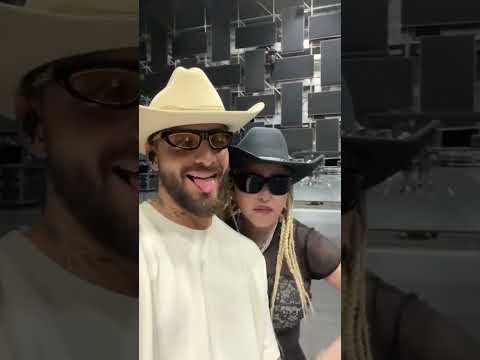 Maluma and Madonna in a selfie moment with an unexpected ending