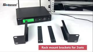 Video thumbnail for Wireless single microphone SLX4 with rack mount by Sinbosen