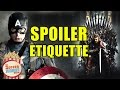 The Idiot S Guide To SPOILER ETIQUETTE