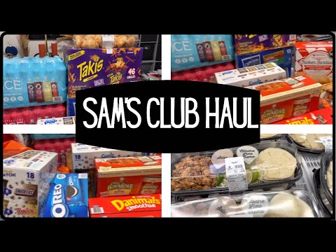$350 SAM'S CLUB SHOP WITH ME & GROCERY HAUL / LUNCH...