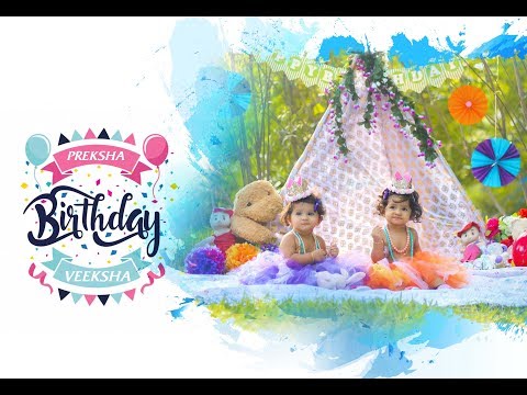 preksha + Veeksha 1 st birthday