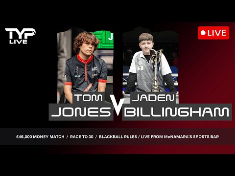 Jaden Billingham v Tom Jones | £45,000 Money Match | McNamara's Sports Bar