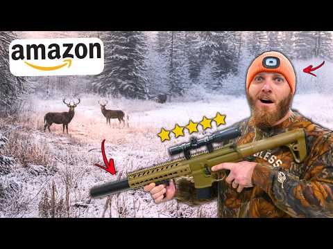 Testing the MOST RIDICULOUS Amazon Hunting Gear! (DEER DOWN)