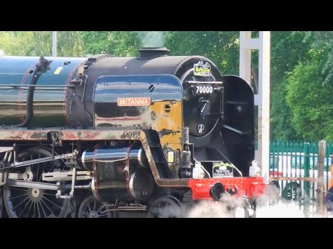 The THREE PEAKS Challenge by Rail - STEAM Hauled with Band Playing!
