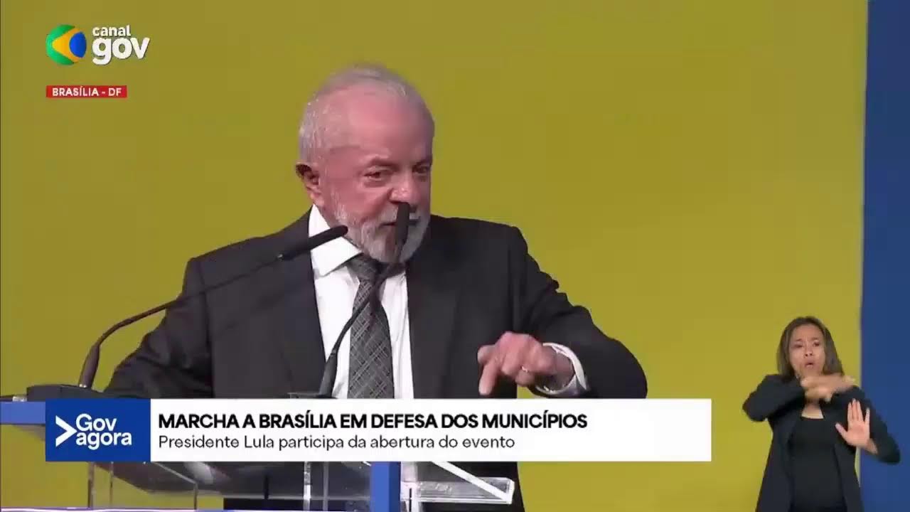 🔴 Presidente Lula participa da 26ª Marcha a Brasília em Defesa dos Municípios