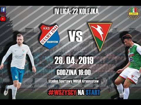 Start Krasnystaw 1:2 KS Lublinianka - skrót meczu (28.04.2019)
