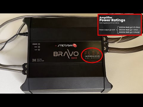 2023 NEW Stetsom Bravo Bass FLEX 0.5 to 2 Ohm Amp Test & Review