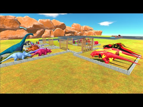 Every Unit Color Cage Championship #3- Animal Revolt Battle Simulator