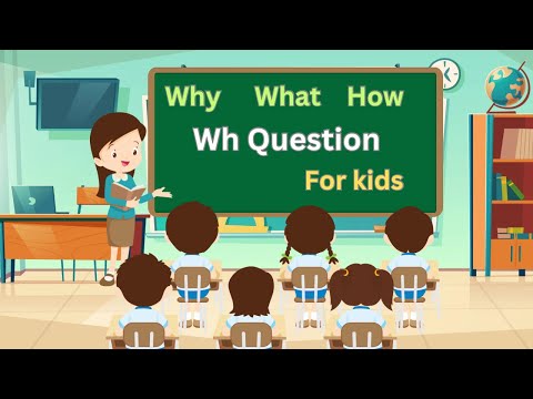 WH Question Words For kids | Vocabulary for Kids | WH question words in English #whquestions