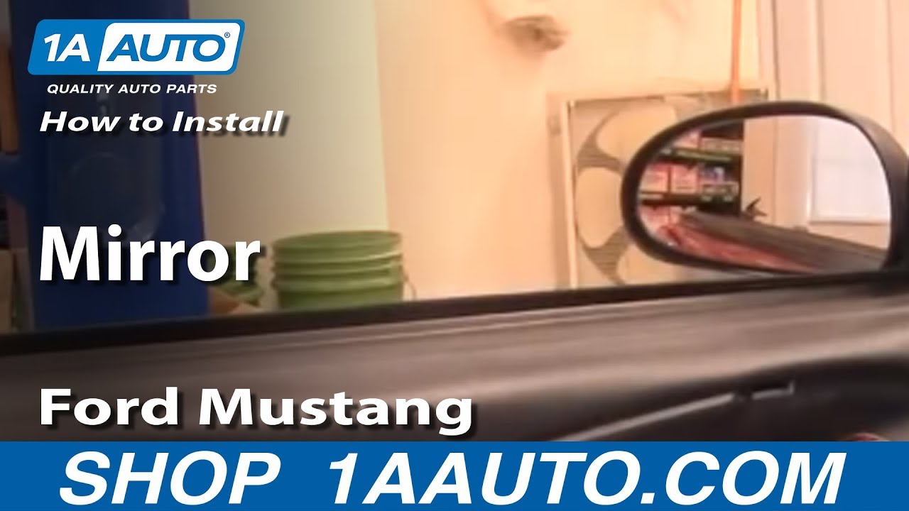 How to Replace Side View Mirrors 99-04 Ford Mustang