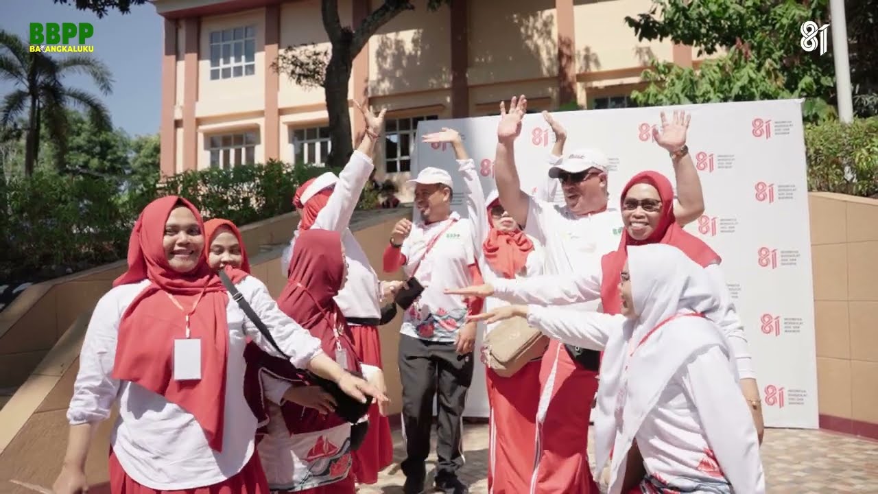 SEMARAK HUT RI, BBPP BATANGKALUKU GELAR JALAN SANTAI PENUH KEBERSAMAAN