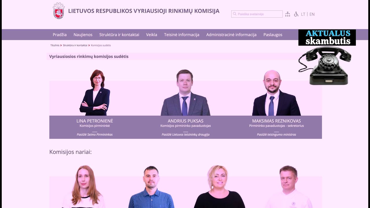 Improvizatoriai: iš Vyriausiosios rinkimų komisijos darbo barų