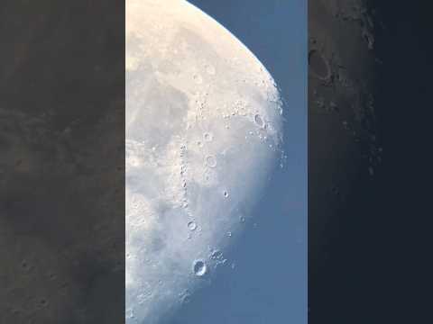 increíble toma de la luna #astronomia #luna #moon #viral #spacex #shorts
