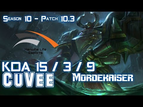 HLE CuVee MORDEKAISER vs VIKTOR Top - Patch 10.3 KR Ranked