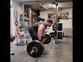 100kg strict barbell row 5 reps 5 sets