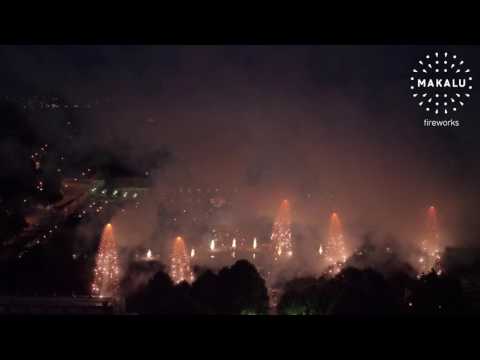 Tichý pyromuzikál v zámecké zahradě | Silent pyromusical in palace gardens - MAKALU Fireworks s.r.o.