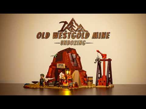 Vidéo Lumibricks The Old West 14009 : Mine d'or du Far West