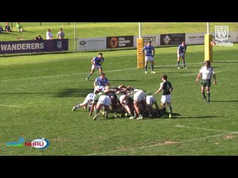 2016 NHRU Round 18 Premier 2 Highlights - Wanderers v Merewether Carlton