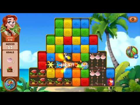 Lost Island Blast Adventure Level 678 - No Boosters