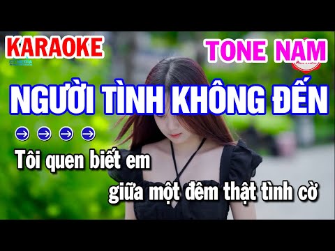 Karaoke Người Tình Không Đến Tone Nam Nhạc Sống | Mai Thảo Organ