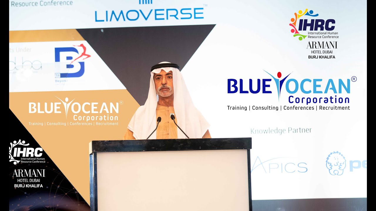 His Excellency Sheikh Nahayan bin Mabarak Al Nahayan at IHRC - Blue Ocean Academy